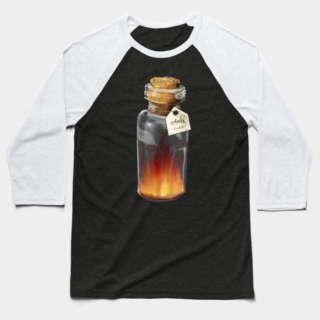 Aelin Fireheart Baseball T-Shirt by drawnexplore
